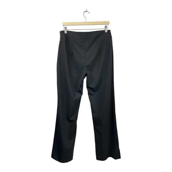 Sarah Pacini Chloe Black Stretch Wool Wide Leg Pants Size 2 (M) - Picture 3 of 6